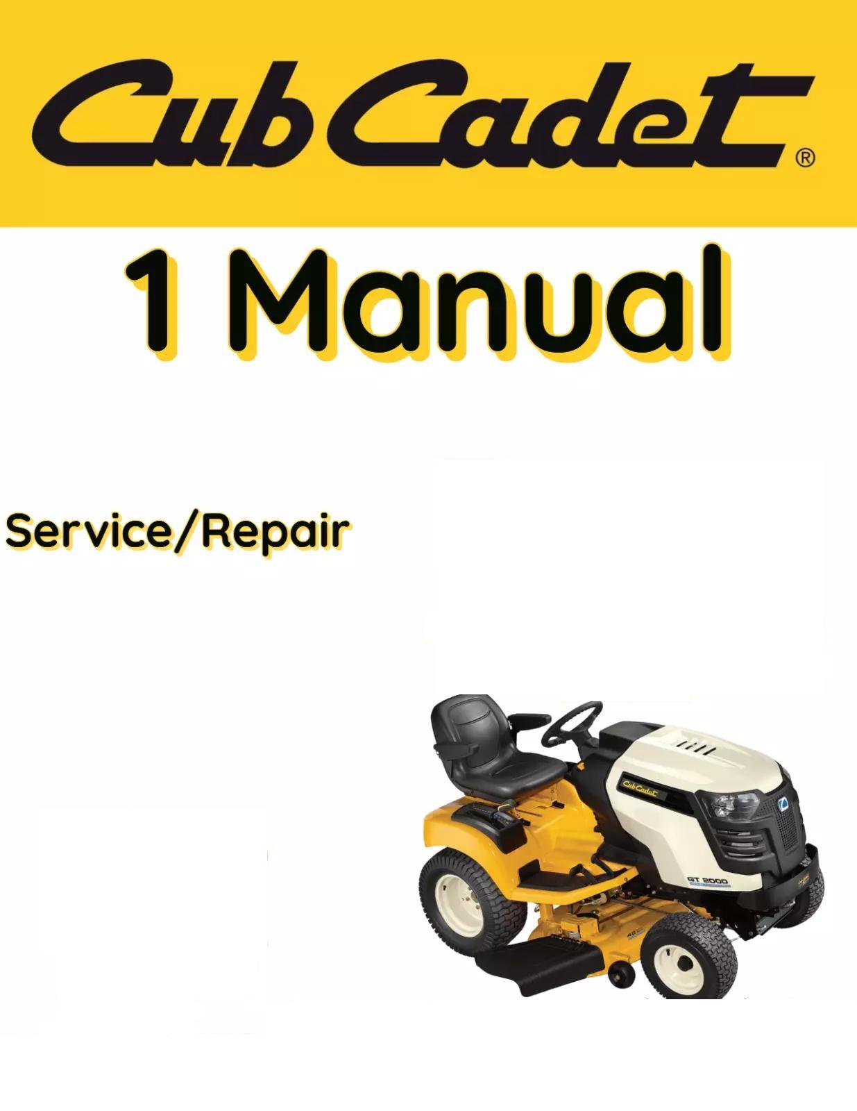 CUB CADET LAWNMOWER 1615 SERVICE REPAIR SHOP MANUAL