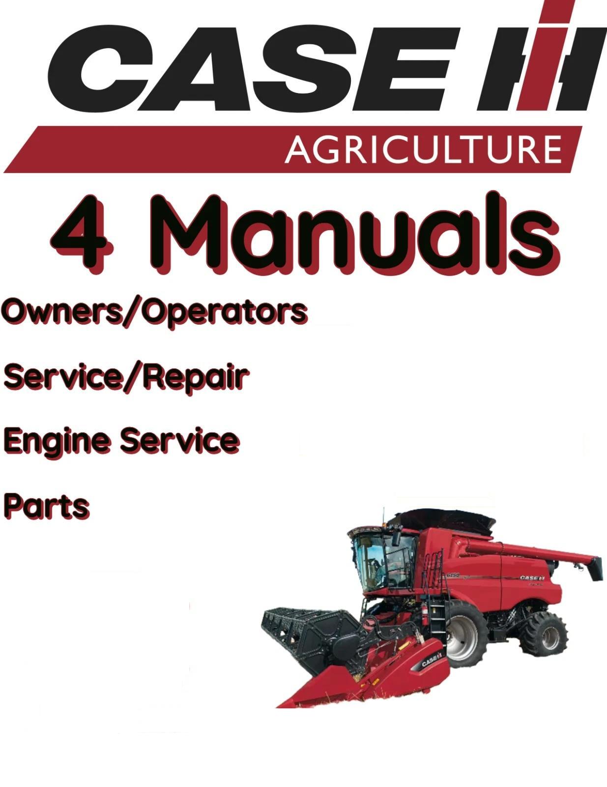 CASE IH 1460 COMBINE MANUAL OPERATOR SERVICE PARTS ENGINE REPAIR OWNERS