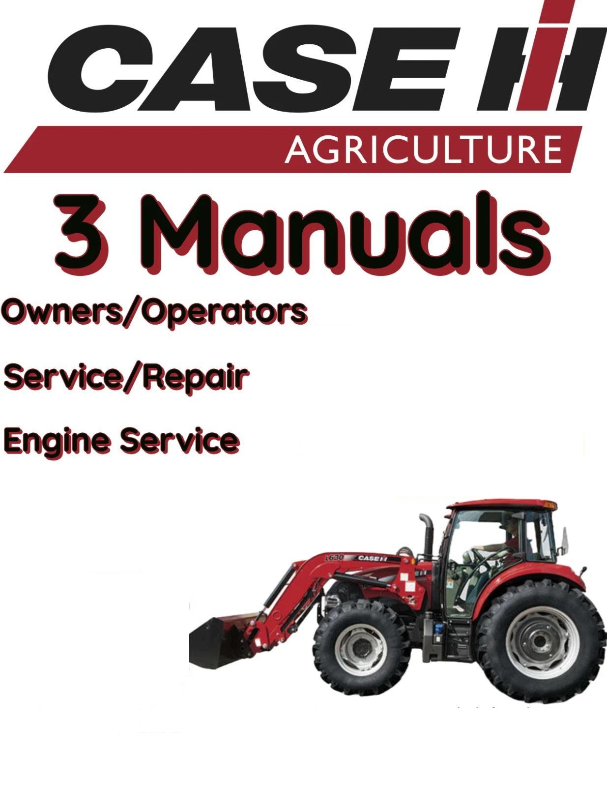 CASE IH 110C FARMALL TRACTOR MANUAL OPERATORS SERVICE SHOP ENGINE REPAIR