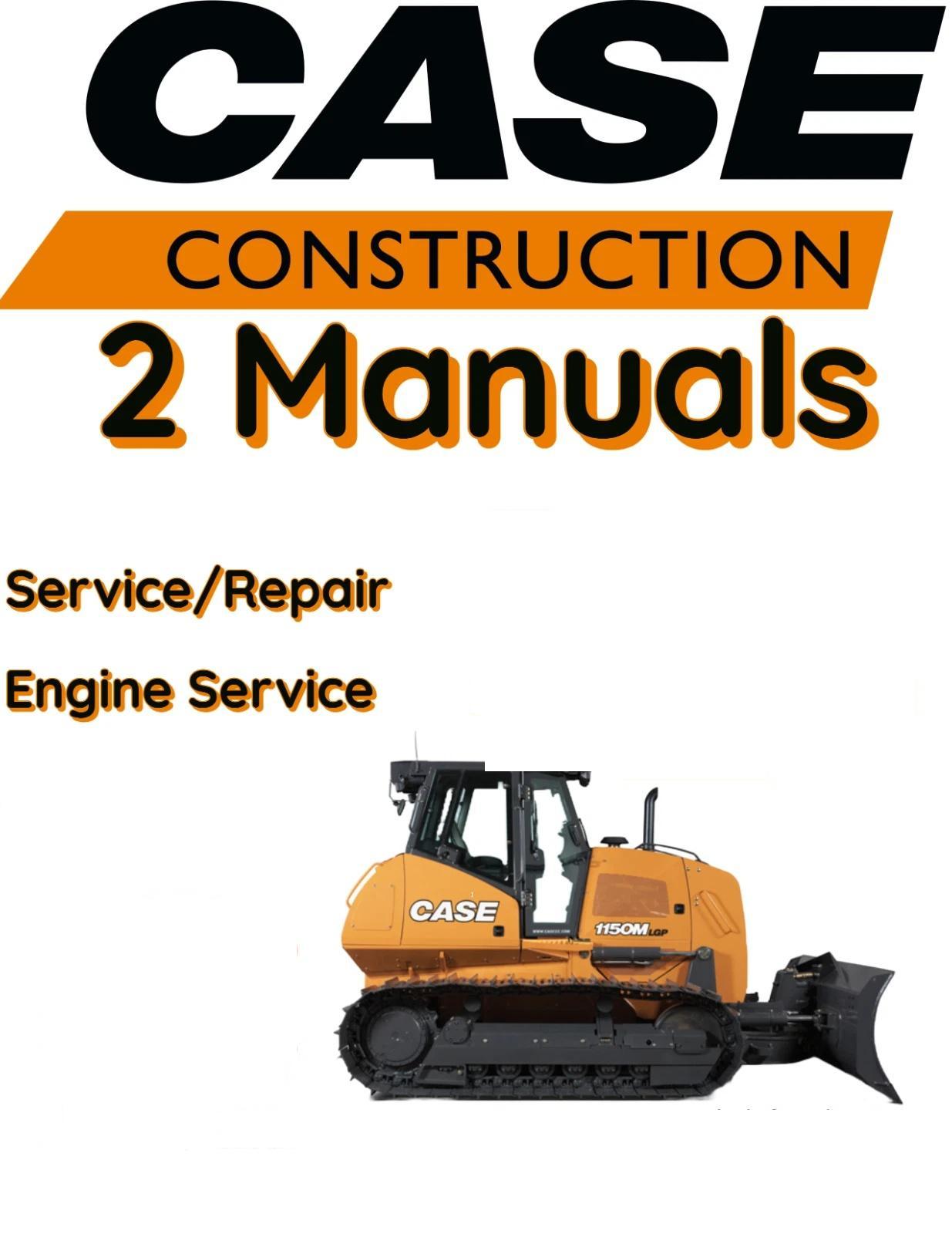 CASE 1150M CRAWLER DOZER MANUAL SERVICE REPAIR ENGINE SHOP