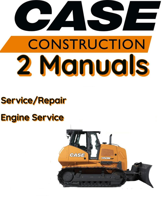 CASE 1150M CRAWLER DOZER MANUAL SERVICE REPAIR ENGINE SHOP