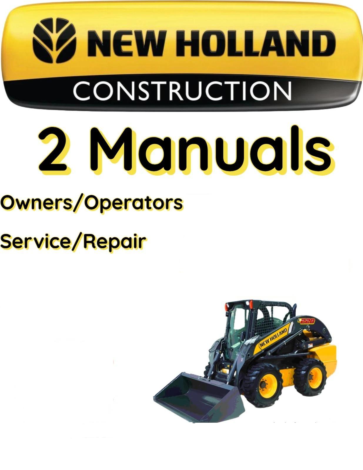 NEW HOLLAND LX985 SKID STEER LOADER MANUAL SERVICE REPAIR SHOP OWNERS