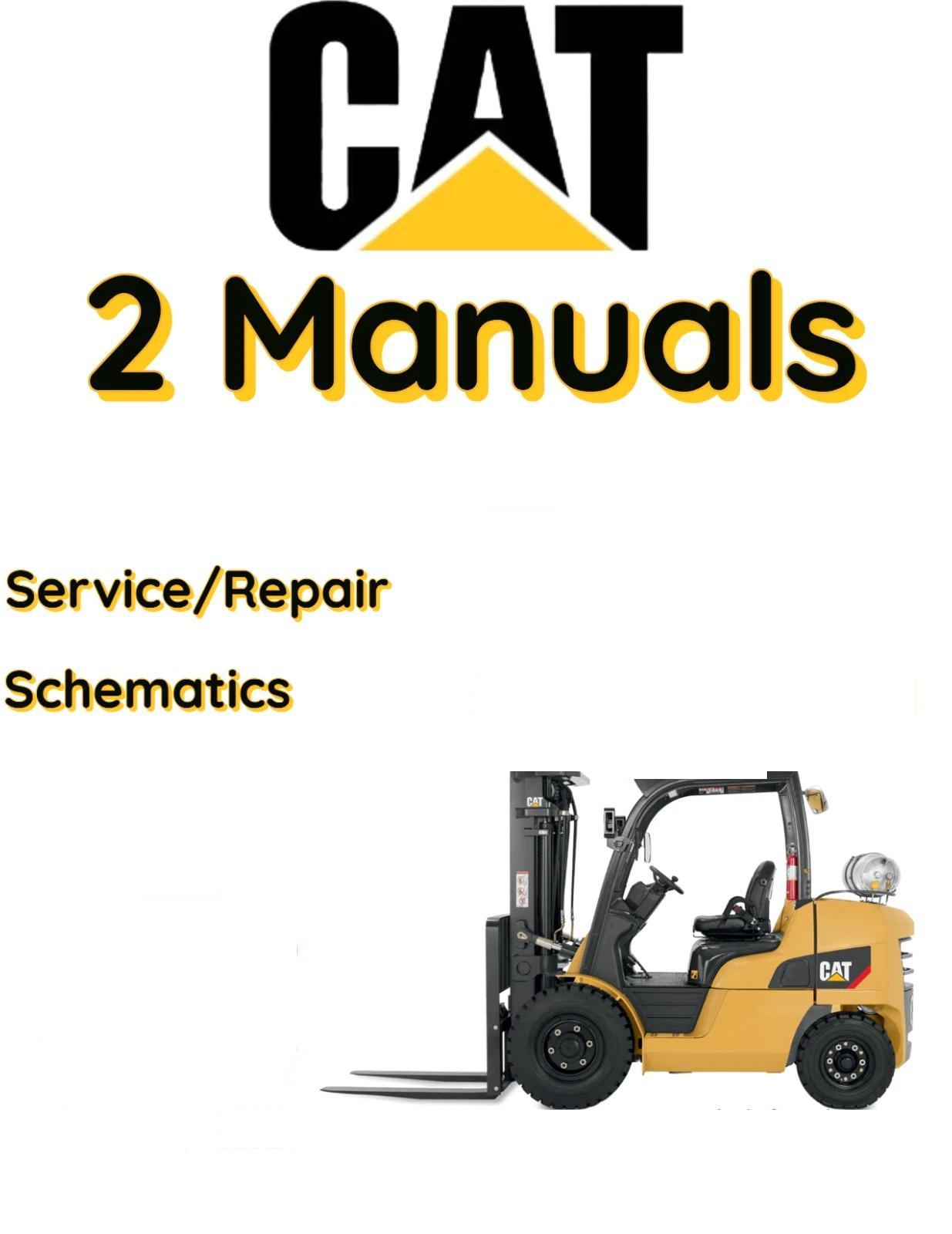CAT 2WP4500 FORKLIFT CATERPILLAR SERVICE REPAIR SHOP SCHEMATIC MANUAL