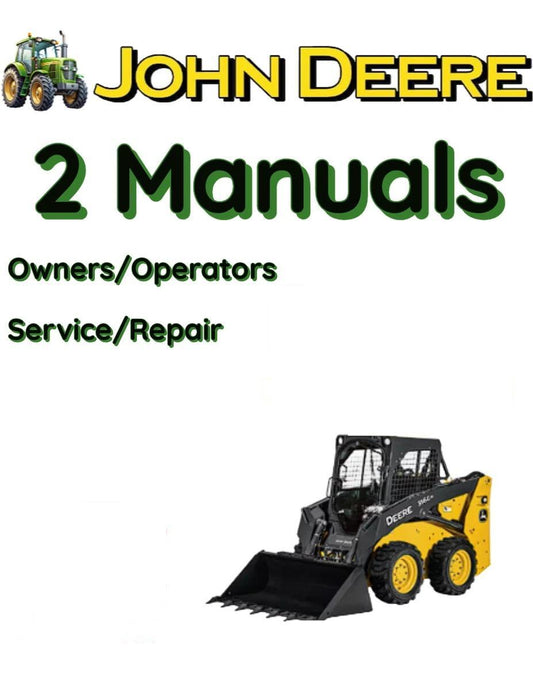 JOHN DEERE 332 SKID STEER LOADER OPERATORS SERVICE REPAIR OWNERS MANUAL