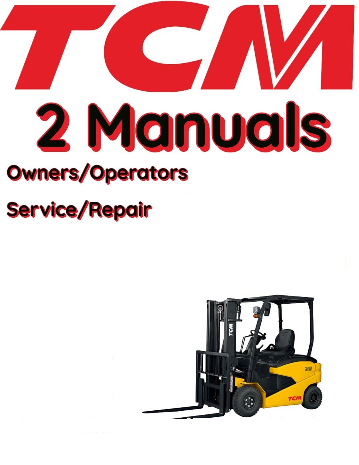 TCM FCB25E3S FORKLIFT OPERATOR OWNERS SERVICE REPAIR SHOP MANUAL