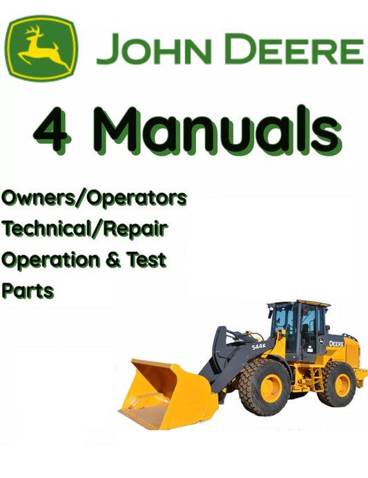 JOHN DEERE 644K LOADER OWNERS OPERATION & TEST TECHNICAL PARTS MANUAL