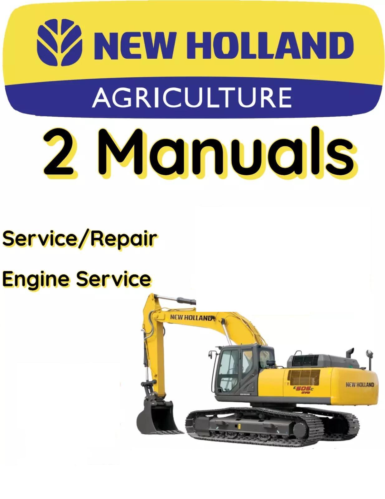 NEW HOLLAND E385 C CRAWLER EXCAVATOR MANUAL SERVICE ENGINE SHOP REPAIR