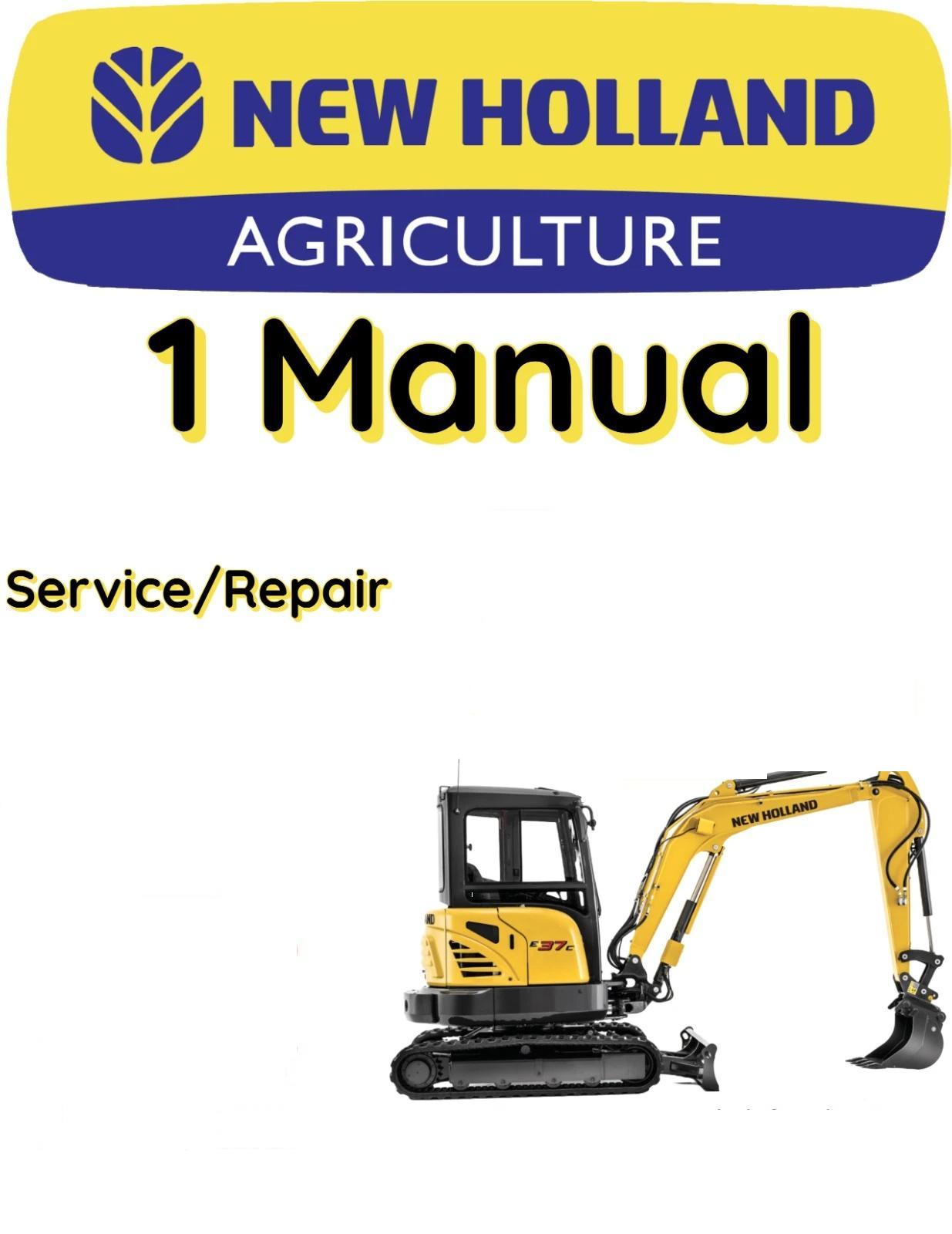 NEW HOLLAND E80 C MSR MINI-MIDI EXCAVATOR SERVICE REPAIR SHOP MANUAL