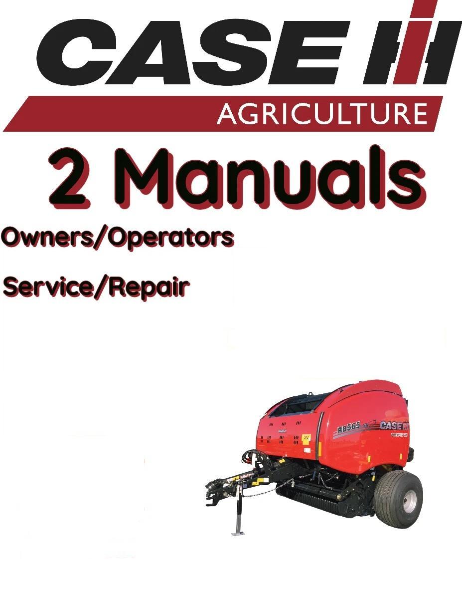 CASE IH RB454 ROUND BALER MANUAL OPERATOR OWNER SHOP SERVICE REPAIR SHOP