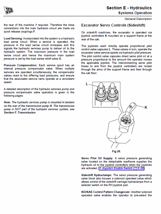 JCB Midi CX Backhoe Loader Service Manual Workshop Guide