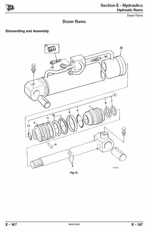 JCB JZ140 Tracked Excavator Service Manual Workshop Guide