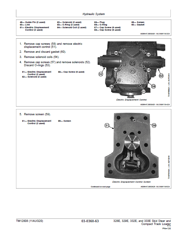 John Deere 328E, 332E SkidSteer Track Loader Technical Manual (S.N from E236670 – ) Workshop Guide