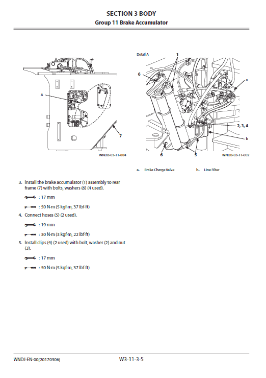 Hitachi ZW180-5A, ZW180-5B Wheel Loader Service Repair Manual Workshop Guide