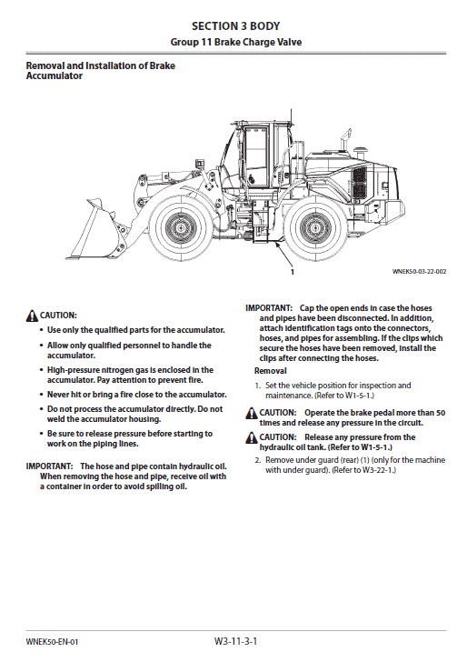 Hitachi ZW220-6 Wheel Loader Service Repair Manual Workshop Guide