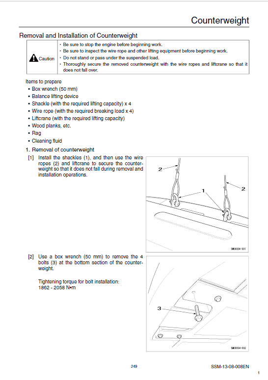Sumitomo SH350LC-5, SH350HD-5, SH370LHD-5 Hydraulic Excavator Repair Service Manual