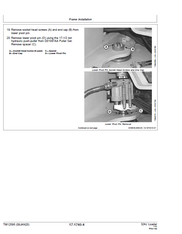 John Deere 324J Loader Repair Technical Manual Workshop Guide