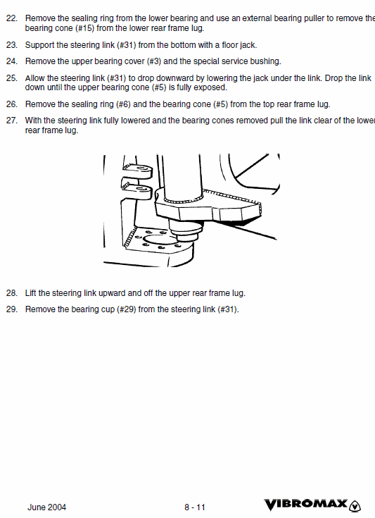 JCB Vibromax VM66 Single Drum Roller Service Manual Workshop Guide