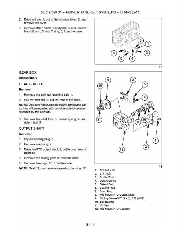 Case DX31, DX34 Tractor Service Manual Workshop Guide