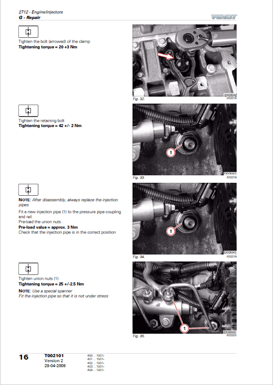 Fendt 411, 412, 413, 414, 415 Vario COM III Tractors Workshop Repair Manual Workshop Guide