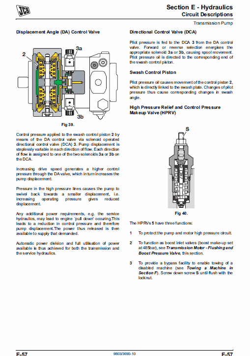 JCB 520-40, 524-50, 527-55 Compact Loadalls Service Manual Workshop Guide