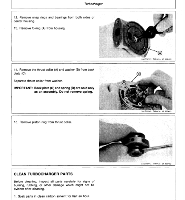 John Deere 550A, 555A Crawler Bulldozer Loader Technical Manual Workshop Guide