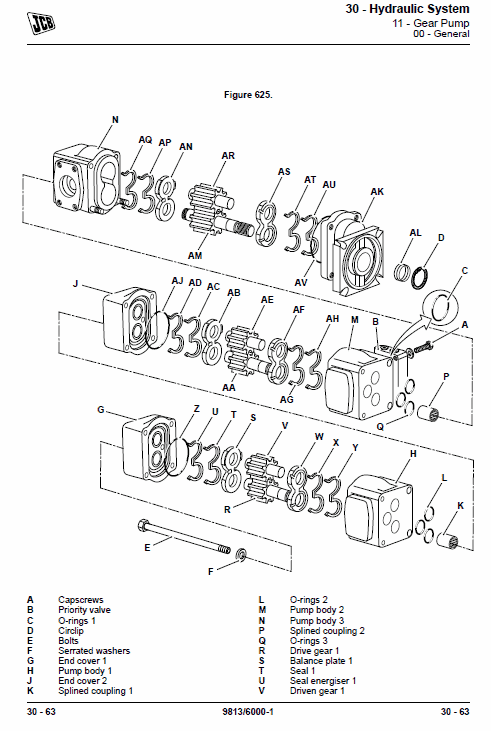 JCB 526-56 Loadall Telescopic Handlers Service Manual Workshop Guide