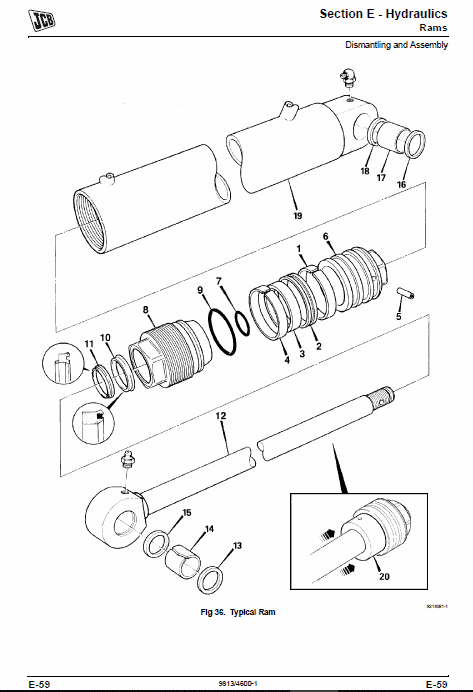 JCB 516-40 Loadall Telescopic Handlers Service Manual Workshop Guide