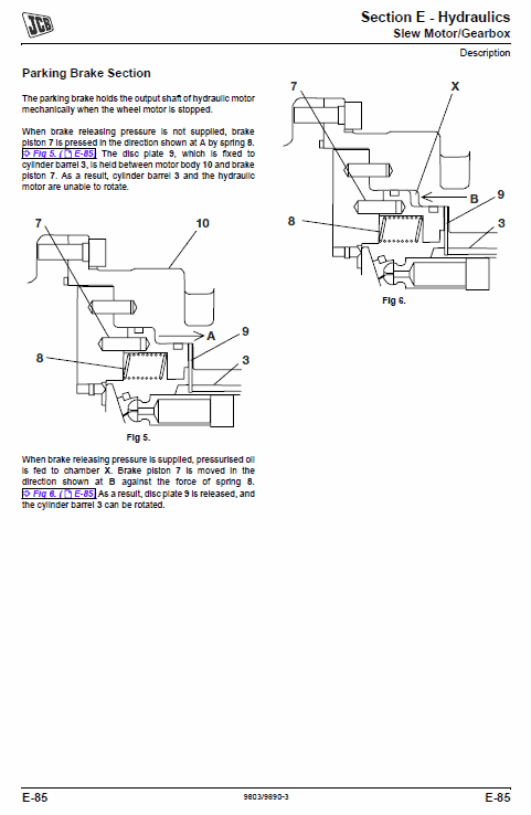 JCB 8055, 8065 Midi Excavator Service Manual Workshop Guide