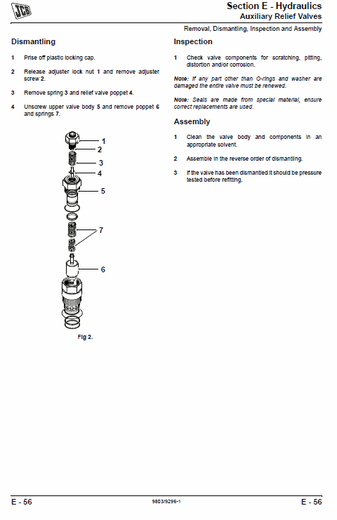 JCB 8056 Mini Crawler Excavator Service Manual Workshop Guide