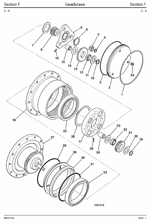 JCB 802, 802.4, 802 Super Mini Excavator Manual Workshop Guide