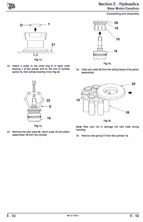 JCB 8061 Mini Excavator Service Manual Workshop Guide