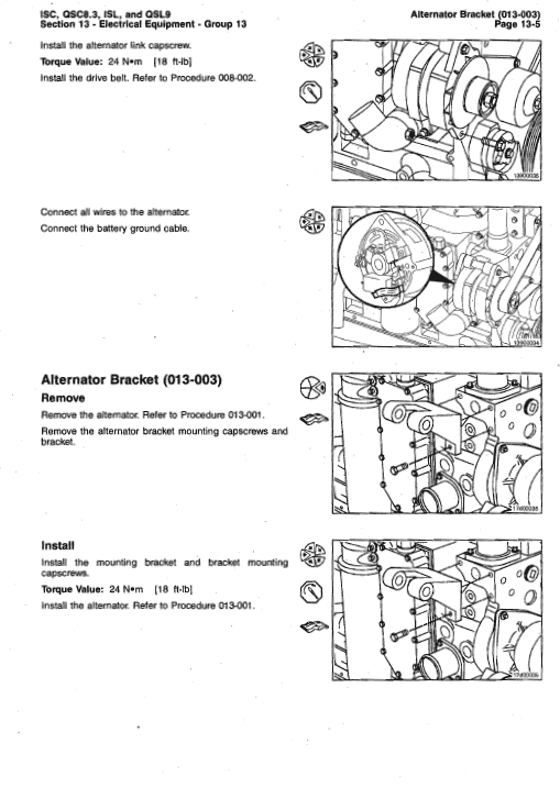 Cummins ISC, QSC8.3, ISL and QSL9 Engines Shop Service Manual Workshop Guide