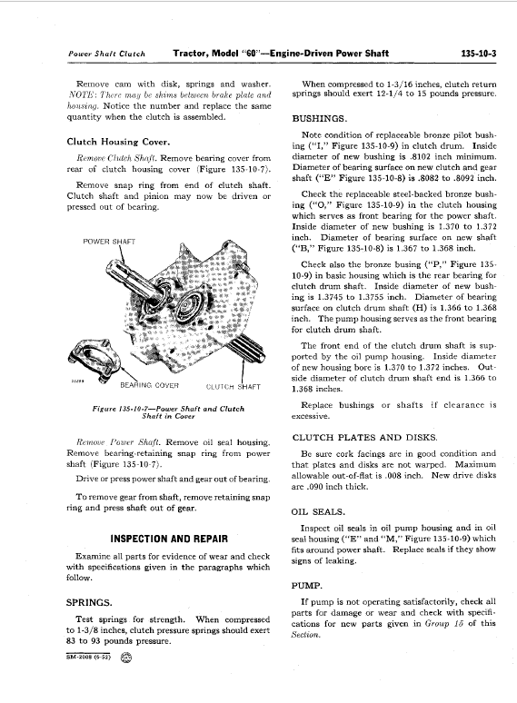 John Deere 60, 620, 630 (60 Series) Tractors Technical Manual Workshop Guide