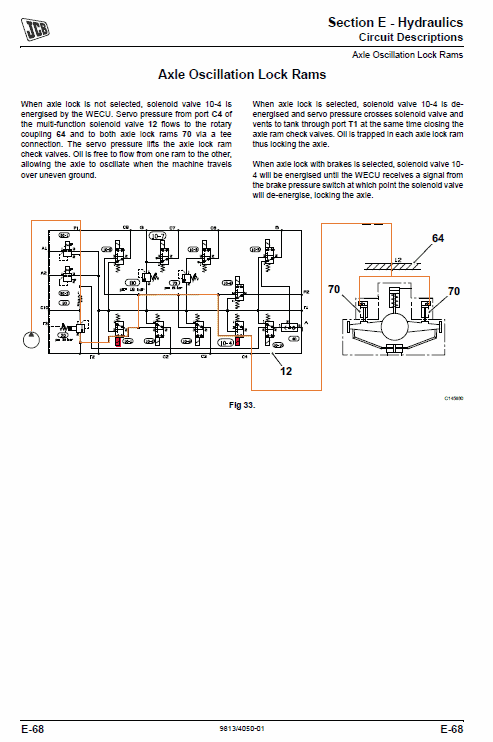 JCB JS200W Wheeled Excavator Service manual Workshop Guide