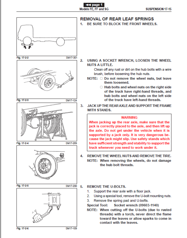 Hino Truck FD2J, FE2J, FF2J, SG1J, SG2J Year 2002 Repair Manual (FD, FE, FF, SG)