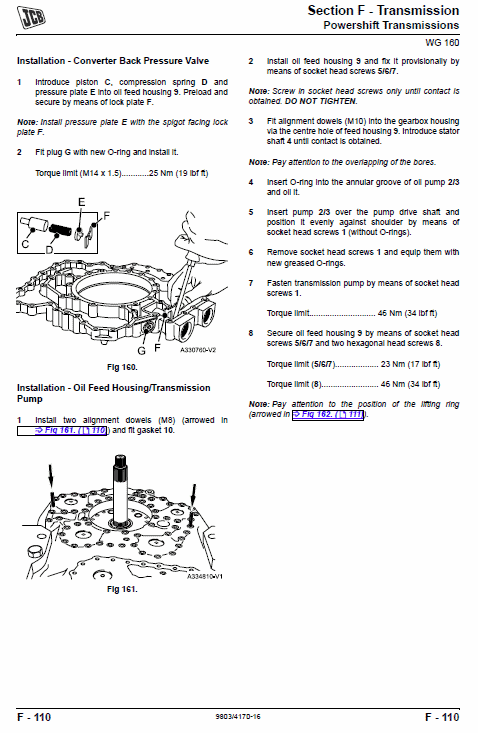 JCB 412S, 414S, 416S Wheeled Loader Shovel Service Manual Workshop Guide