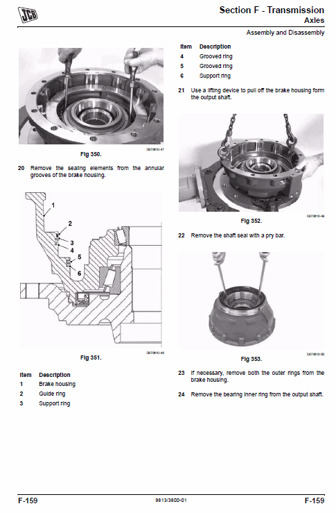 JCB 422ZX Wheeled Loader Shovel Service Manual Workshop Guide