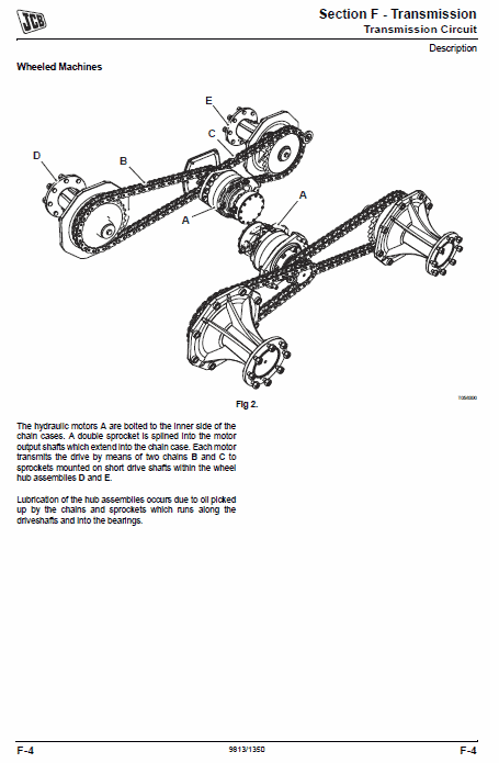 JCB 135, 135HD, 155, 155HD, 175, 190, 205, 150T, 190T, 205T Skidsteer Loader Repair Manual Workshop Guide
