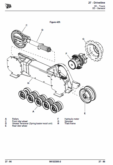 JCB 225 225T, 260, 260T, 280, 300, 300T, 320T, 325T, 330 SkidSteer Service Manual Workshop Guide