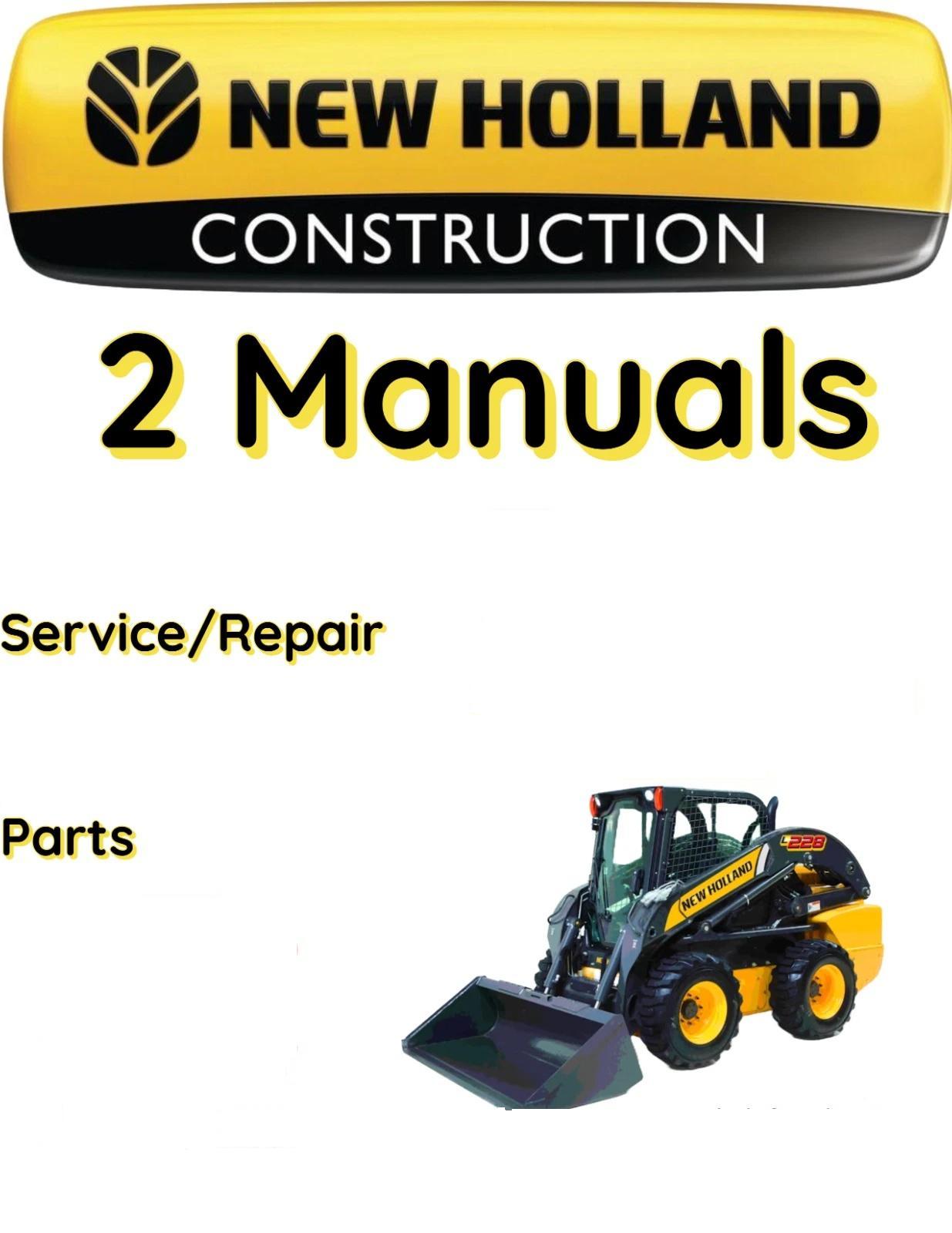 NEW HOLLAND L175 SKID STEER LOADER MANUAL SERVICE REPAIR SHOP PARTS