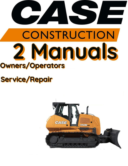 CASE 1150D CRAWLER DOZER MANUAL OWNERS OPERATORS SERVICE REPAIR SHOP