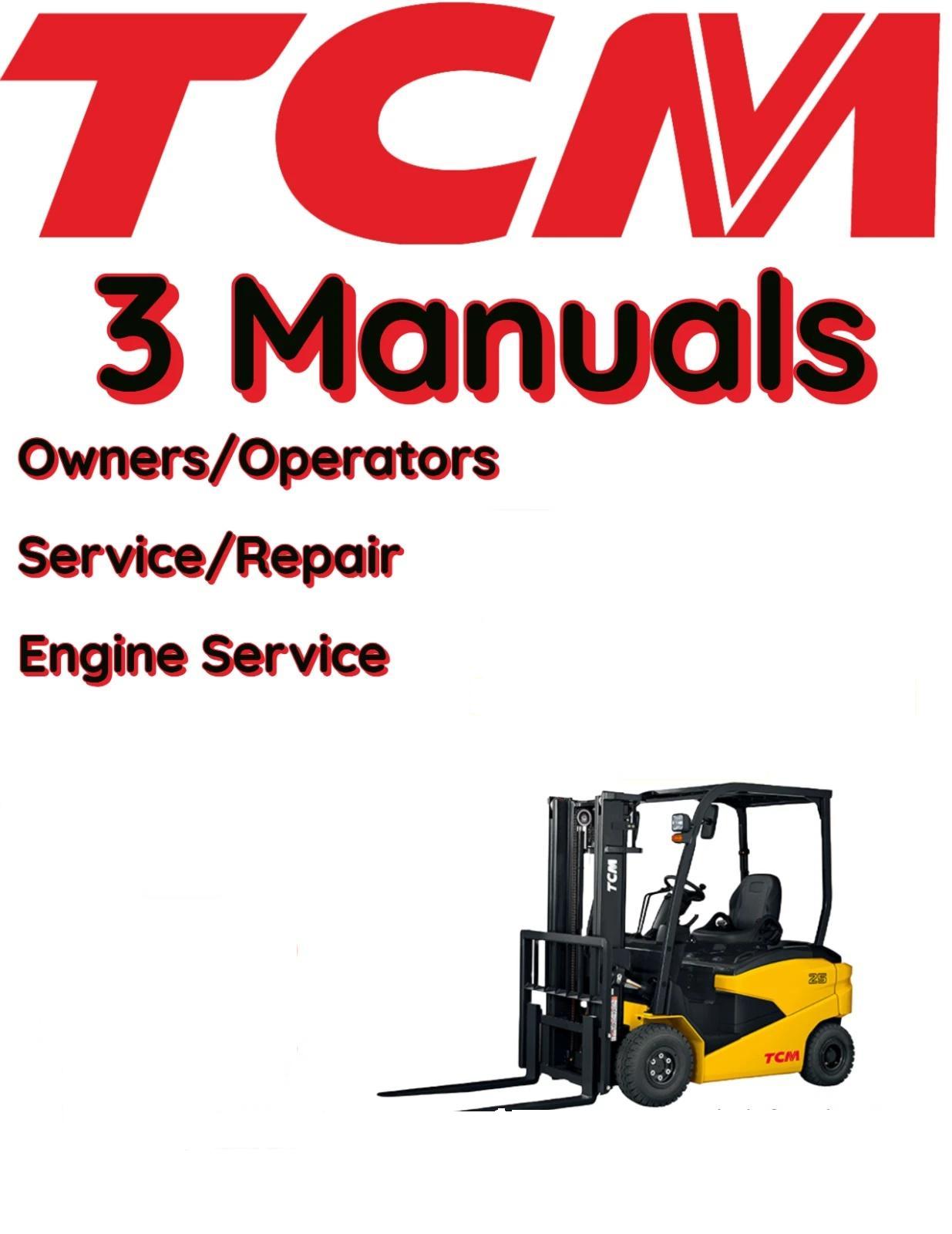 TCM FD10Z15 FORKLIFT OPERATOR OWNERS SERVICE REPAIR ENGINE MANUAL