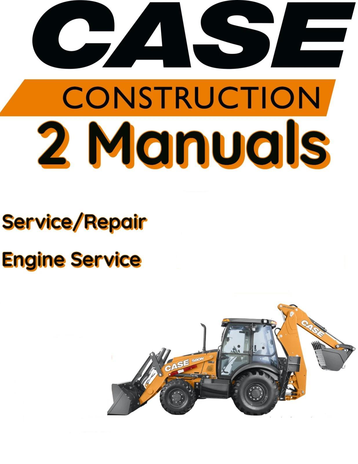 CASE 580T LOADER BACKHOE MANUAL SERVICE REPAIR ENGINE SHOP