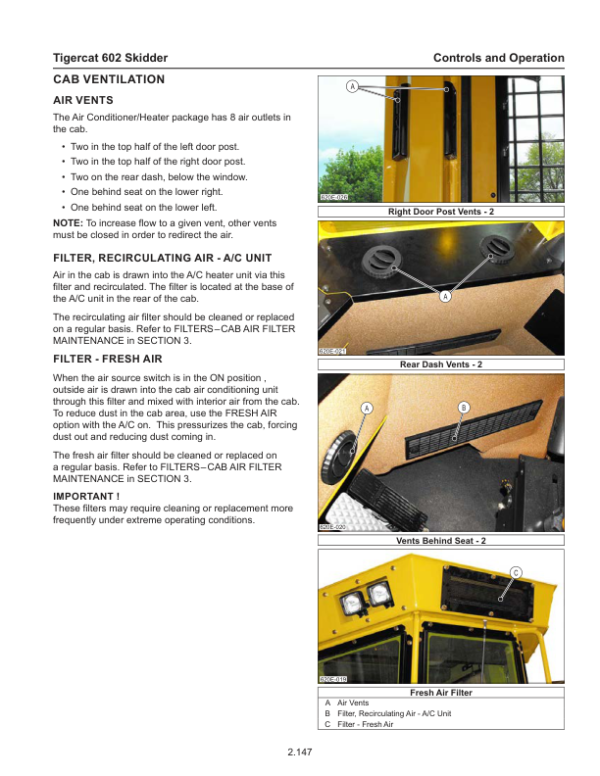Tigercat 602 Skidder Carrier Repair Service Manual (6020101 – 6025100)
