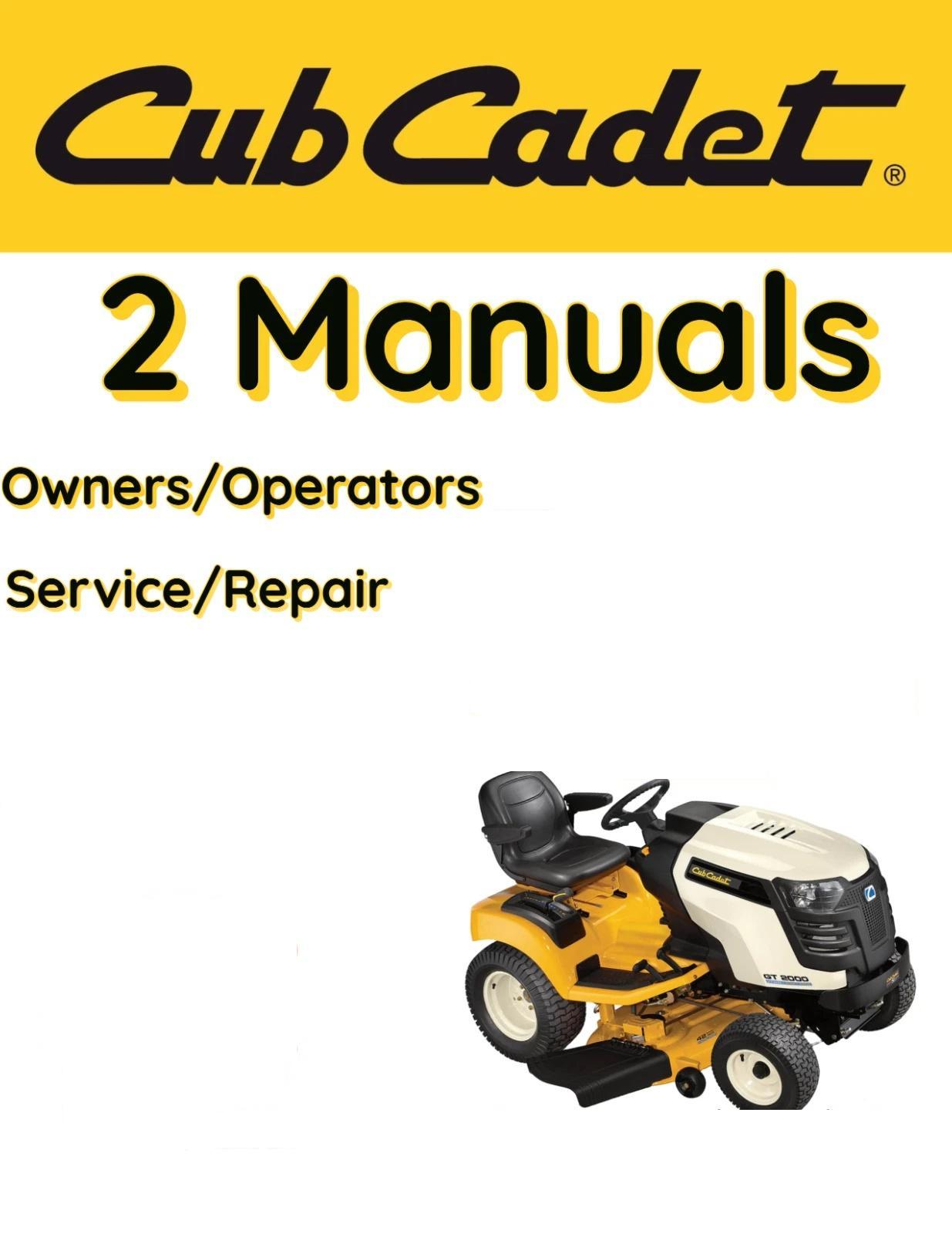 CUB CADET LAWNMOWER 1050 OWNERS SERVICE REPAIR SHIOP MANUAL