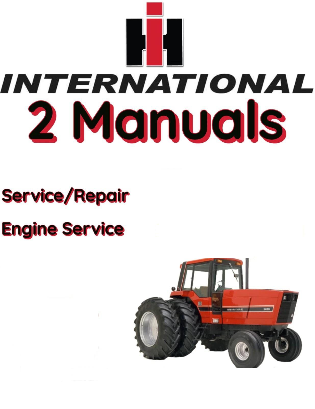 INTERNATIONAL 5088 TRACTOR SERVICE REPAIR SHOP ENGINE MANUAL