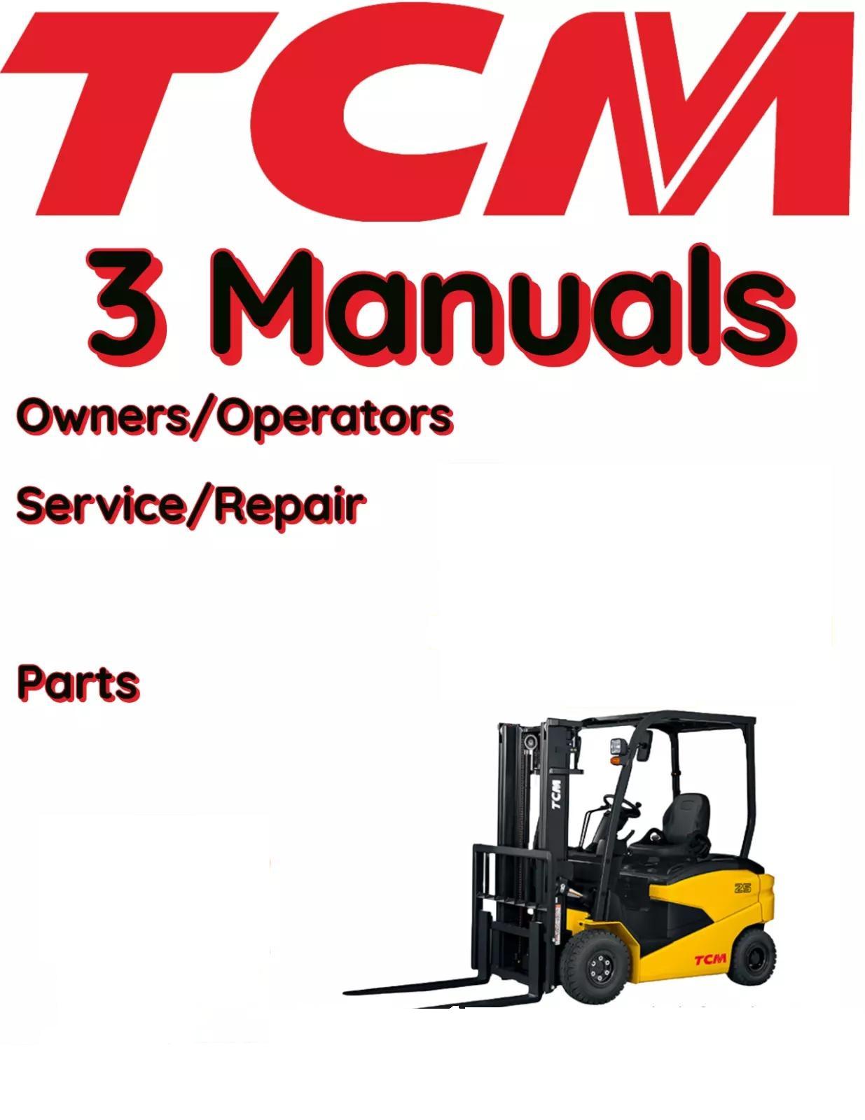 TCM FB20-7 FORKLIFT OWNERS SERVICE REPAIR SHOP PARTS MANUALS