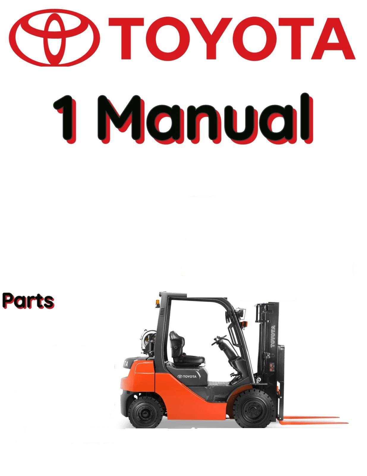 TOYOTA FORKLIFT 6BNCU20 PARTS MANUAL   FILE