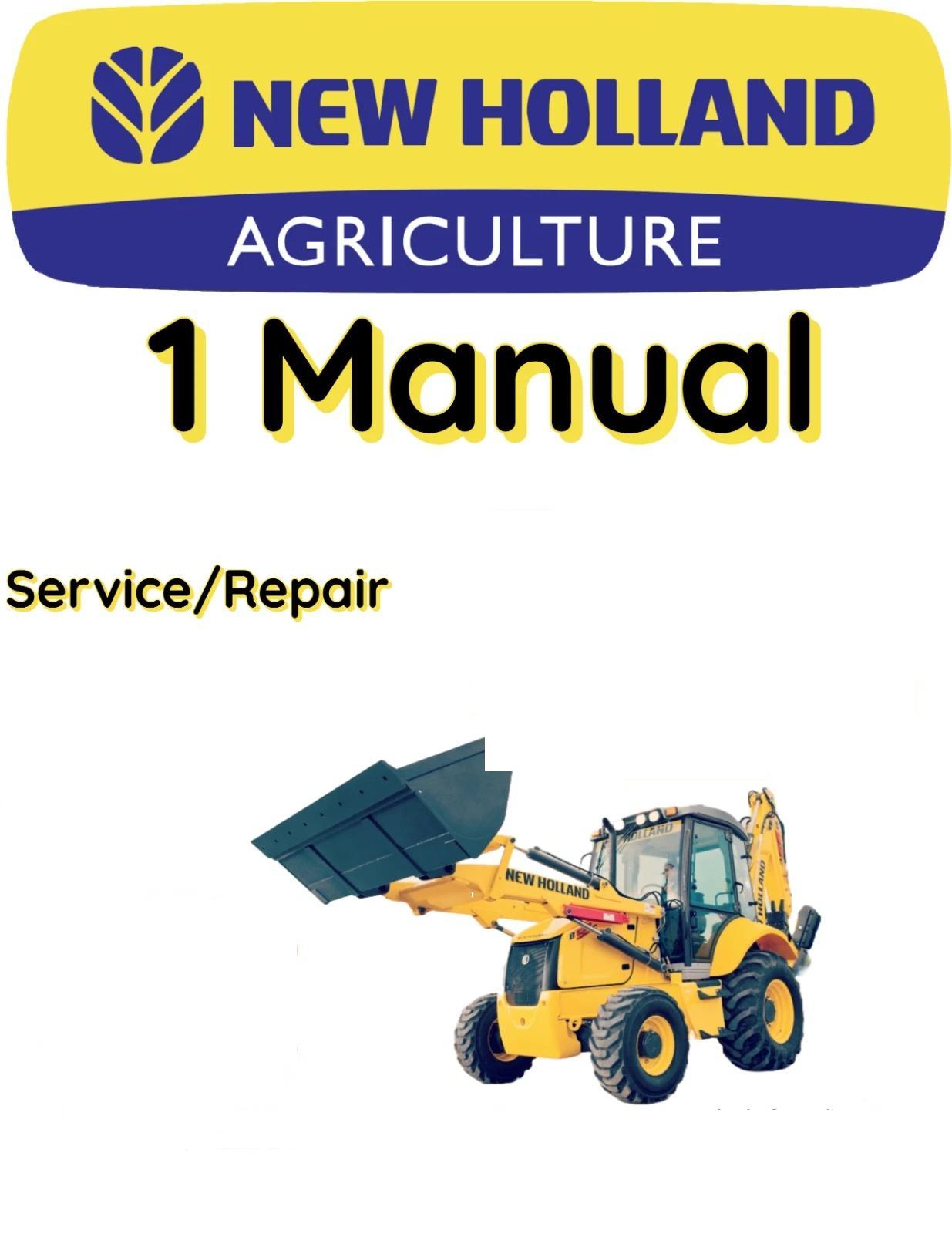 NEW HOLLAND LB115 BACKHOE LOADER MANUAL SERVICE REPAIR SHOP