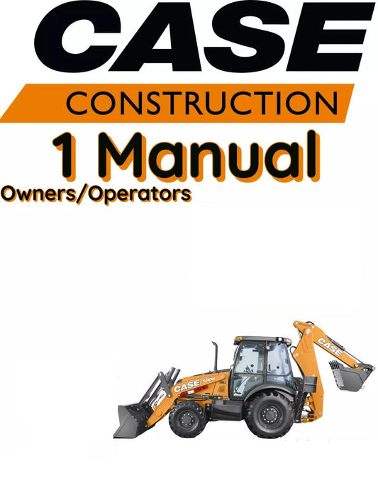 CASE 590 TURBO LOADER BACKHOE MANUAL OPERATORS OWNERS
